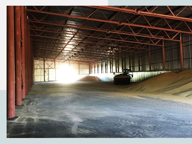 Строительство зернохранилищ в Вязьме