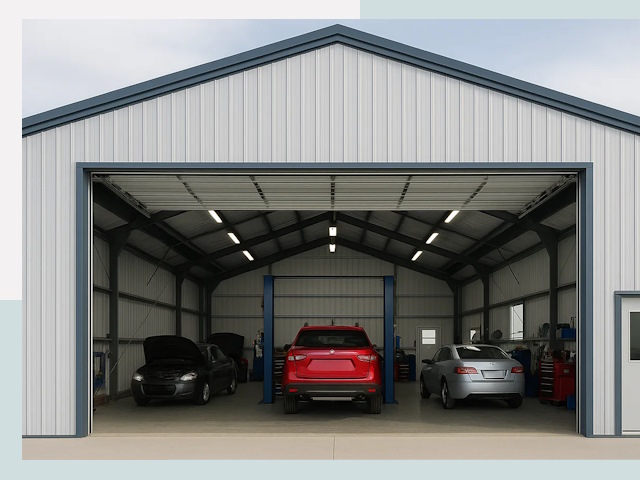 Ангары из сэндвич панелей от 617 руб. в Вязьма