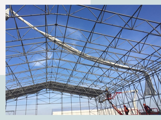 Шатровые ангары от 617 руб. в Вязьме и Смоленской области