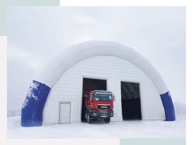 Мобильные ангары в Вязьме