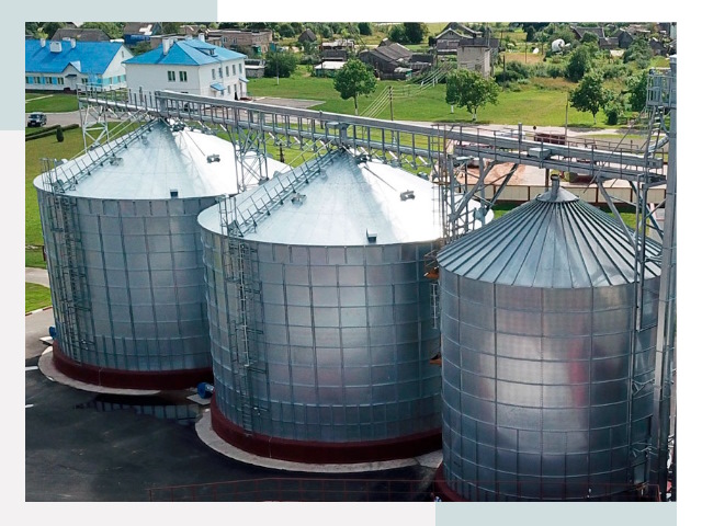 Металлические силосы в Вязьме