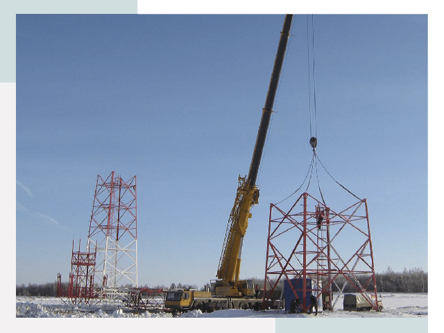 Монтаж вышек связи в Вязьме