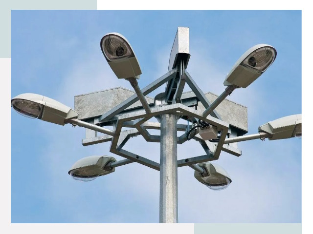 Монтаж осветительных мачт в Вязьме