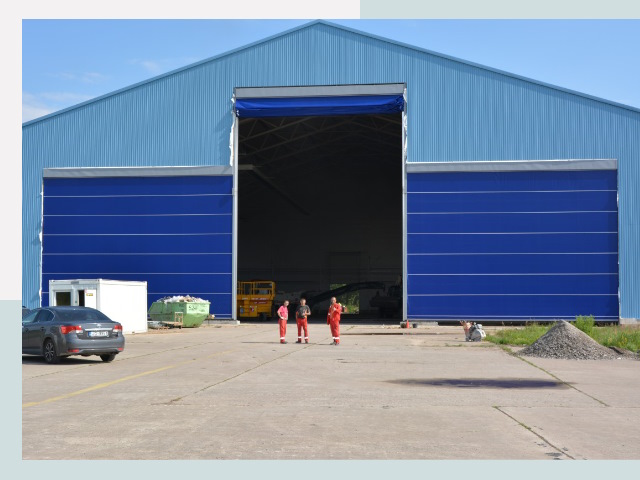 Ангарные ворота в Вязьма от СтальСтрой-Взь по цене 617 руб.