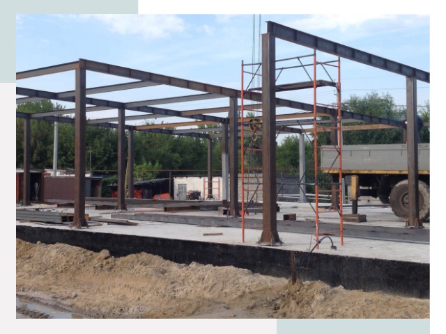 Фундамент для ангаров в Вязьме