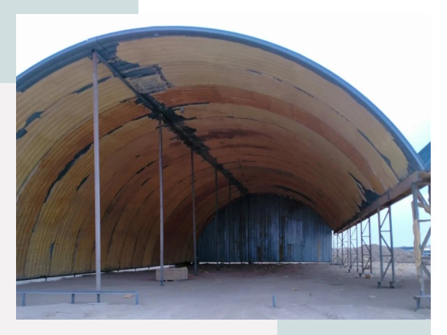 Реконструкция ангаров в Вязьме