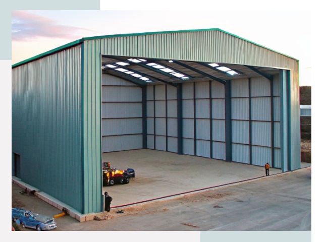 Строительство ангаров в Вязьме